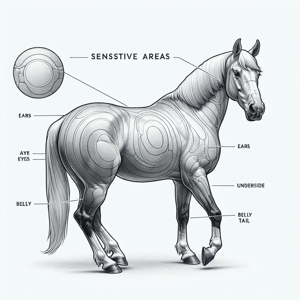 Kde najít citlivé oblasti koně